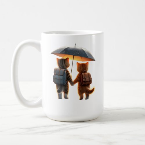 Rainy Day Friends Coffee Mug