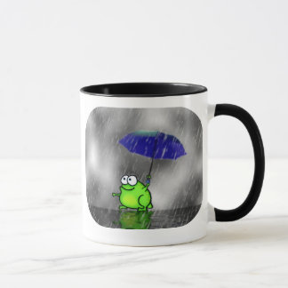 Rainy Day Frog Mug