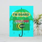 Rainy Day Fun: A Bee's Perspective. "I am board" (Standing Front)