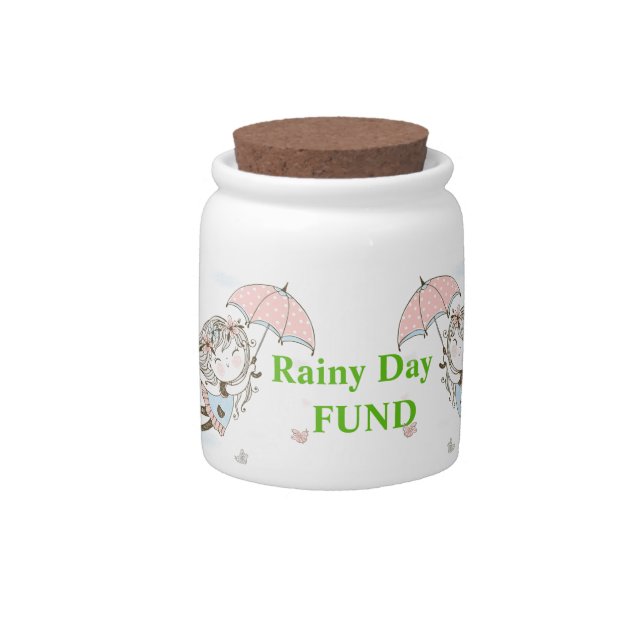 Rainy Day Fund  Candy Jar (Front)