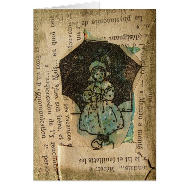Rainy Day Girl Cards (Front)