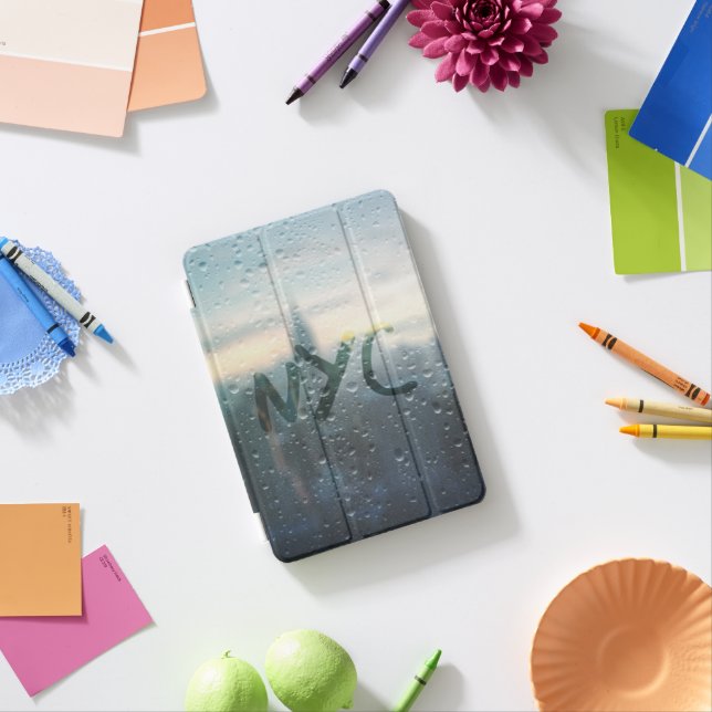 Rainy Day in NYC iPad Mini Cover (In Situ)