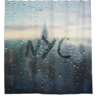 Rainy Day in NYC Shower Curtain
