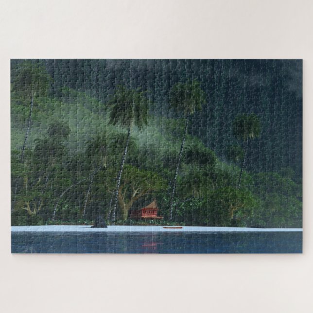 Rainy Day in Paradise Jigsaw Puzzle (Horizontal)