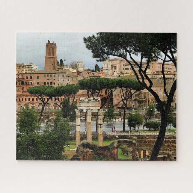 Rainy Day in Rome Jigsaw Puzzle (Horizontal)