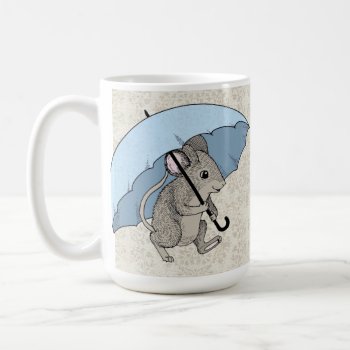 Rainy Day Mouse Coffee Mug by EnKore at Zazzle