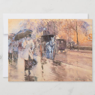 Rainy Day on Fifth Avenue (New York City) Card