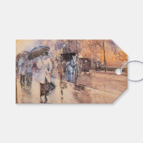 Rainy Day on Fifth Avenue New York City Gift Tags