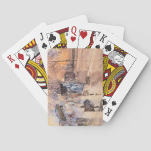 Rainy Day on Fifth Avenue (New York City) Poker Cards