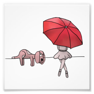 rainy day photo print
