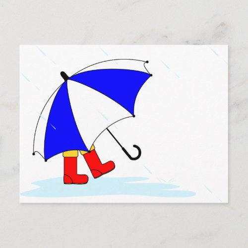 Rainy Day Postcard