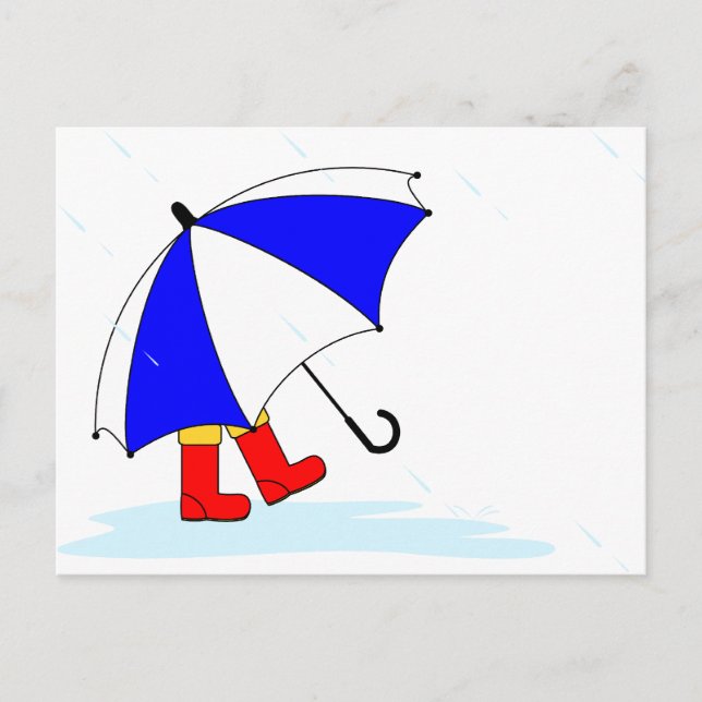 Rainy Day Postcard (Front)