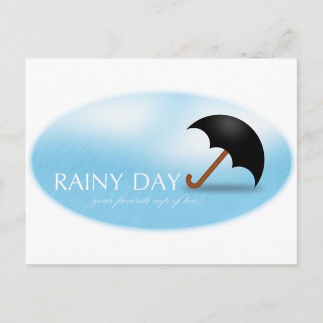 Rainy Day Postcard (Front)