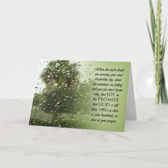 Rainy Day Promise Card (Front)