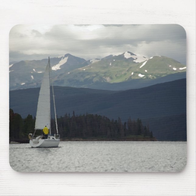 Rainy Day Sailor Mouse Pad (Front)