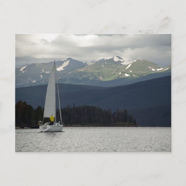 Rainy Day Sailor Postcard (Front)