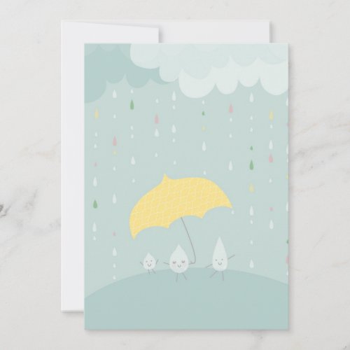 Rainy Day Stationery Note Card