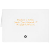 Rainy Day Sunflowers Cards (Back Horizontal)