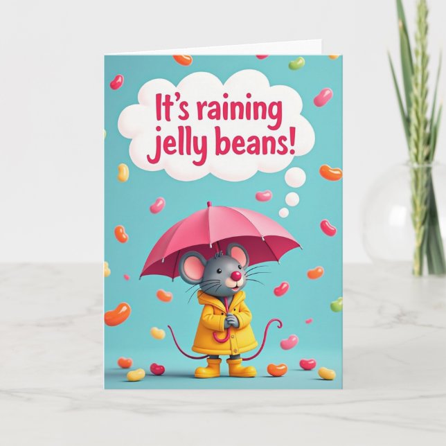 Rainy Day Sweets Rodent Card (Front)