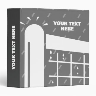 Rainy day tennis court net pole custom binder