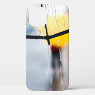 Rainy day umbrella walk rain iPhone 12 case