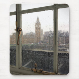 Rainy Day View on Big Ben - London Mouse Pad