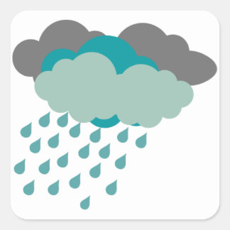 Rainy Day Weather Tracker Sticker sheet