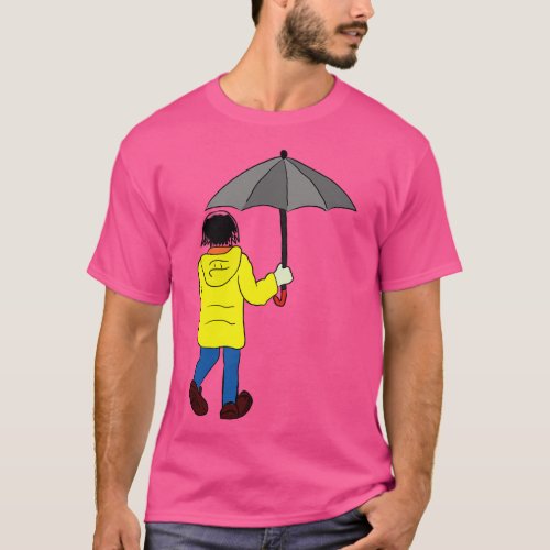 Rainy day with your cloak and umbrella T_Shirt