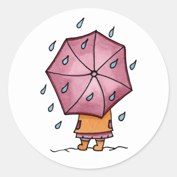 Rainy Stickers 100 Satisfaction Guaranteed Zazzle