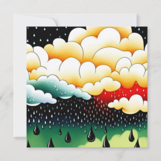 Rainy Days Holiday Card