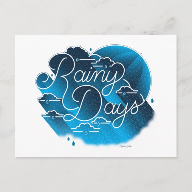 Rainy Days / Postcard (Front)