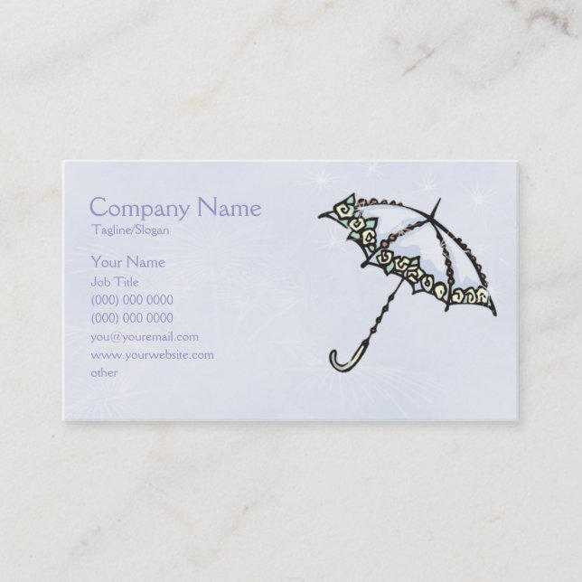Rainy Dayz Business Card (Front)