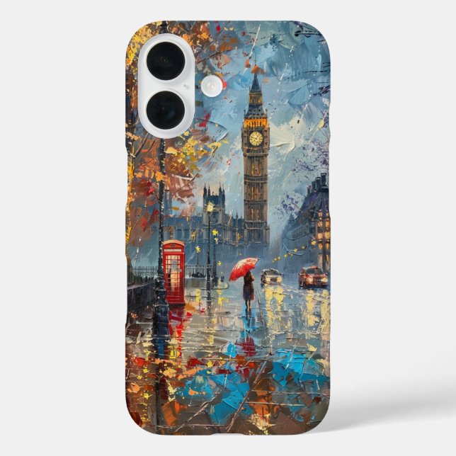 Rainy Evening in London Case-Mate iPhone Case (Back)