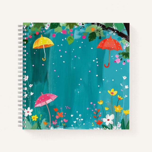rainy forest notebook (Front)