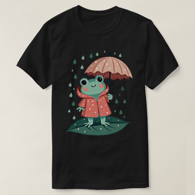 Rainy Frog T-Shirt (Design Front)