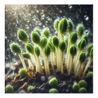 Rainy Growth - Acrylic Print