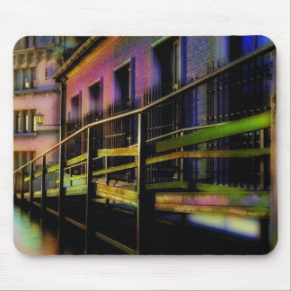 Rainy night in Antwerp Mouse Pad