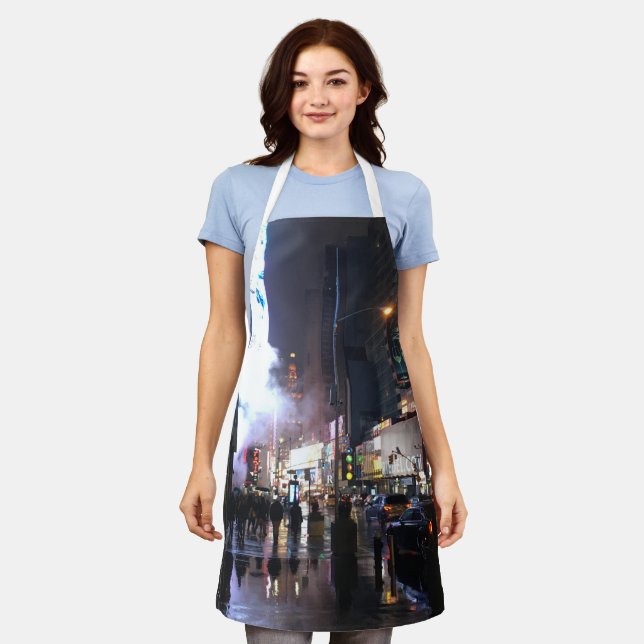 Rainy NYC Apron (Worn)
