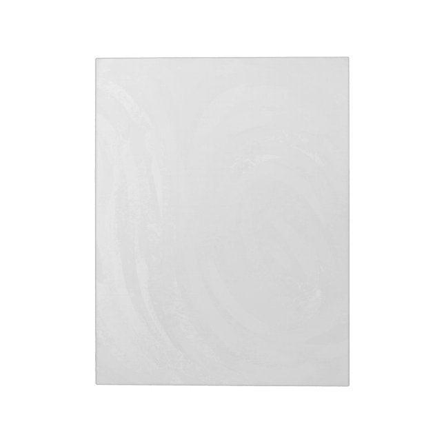 Rainy Sky Gray Swirl Notepad (Rotated)
