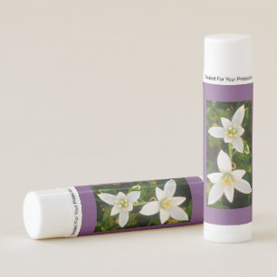 Rainy Spring White Flowering Lip Balm