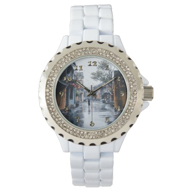 Rainy Streets of Vietnam Watch (Front)