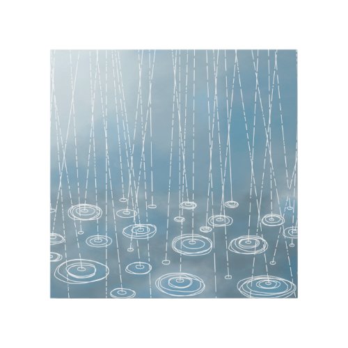 Rainy Weather Abstract Gallery Wrap