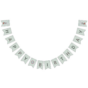 RainyDayFrog HAPPY BIRTHDAY Bunting Flags