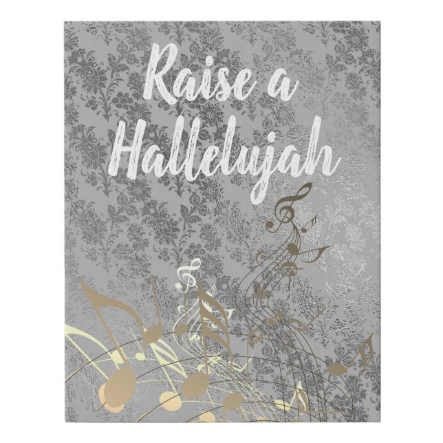 Raise a Hallelujah Faux Canvas Print (Front)