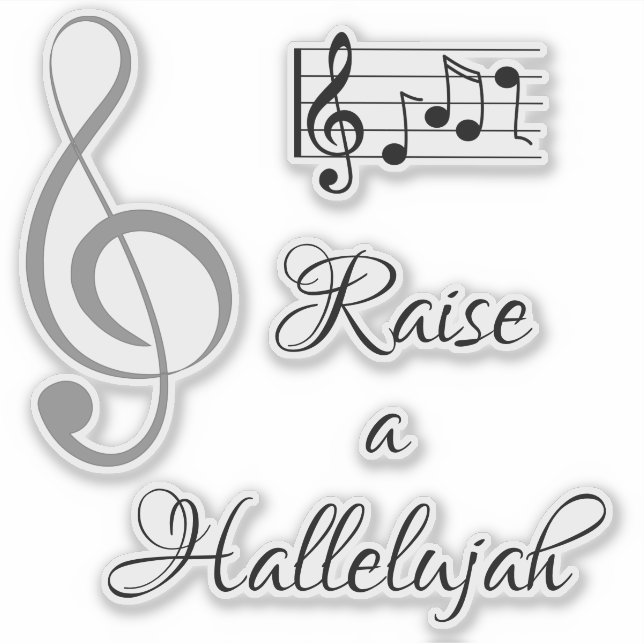 Raise a Hallelujah Sticker (Front)