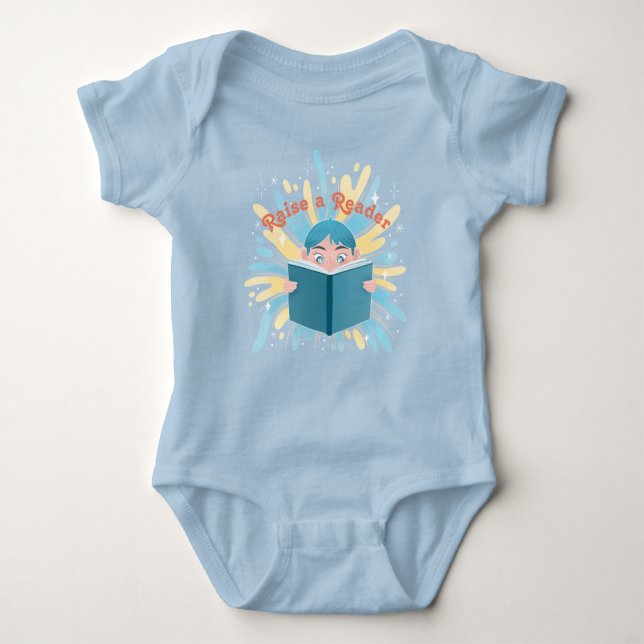 Raise a Reader Baby Bodysuit (Front)