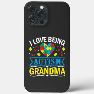 raise awareness about autism, Proud autism grandma iPhone 13 Pro Max Case