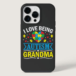 raise awareness about autism, Proud autism grandma iPhone 14 Pro Max Case