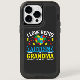 raise awareness about autism, Proud autism grandma OtterBox iPhone 14 Pro Max Case