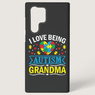 raise awareness about autism, Proud autism grandma Samsung Galaxy S22 Ultra Case